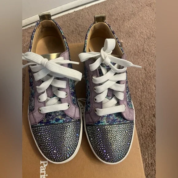 Christian Louboutin authentic sneakers for women size 36 sparkly look - Picture 5 of 7